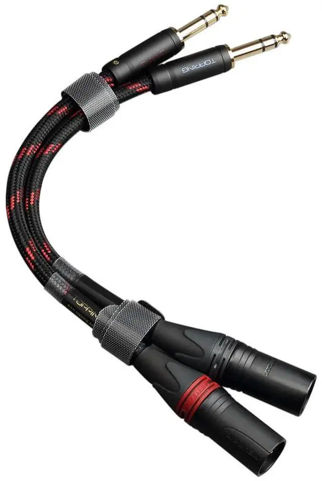 Main image of Topping TCT2 HiFi Audio Cable TRS to XLR Large Three core 6.35 Revolution XLR Balance Cable (25CM)