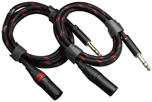 Main image of Topping TCT2 HiFi Audio Cable TRS to XLR Large Three core 6.35 Revolution XLR Balance Cable (125CM), Silver