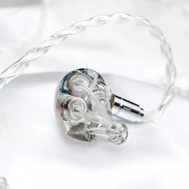Alt view image 3 of 7 - Kinera Celest Phoenixcall 1DD+2BA+2 Flat Panel Driver IEMs 5 Hybrid Drivers Earphone with 0.78 2pin Plug (Transparent 4.4mm)