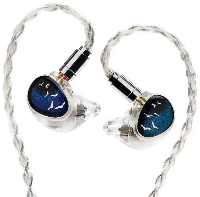Main image of Kinera Celest Phoenixcall 1DD+2BA+2 Flat Panel Driver IEMs 5 Hybrid Drivers Earphone with 0.78 2pin Plug (Transparent 4.4mm)