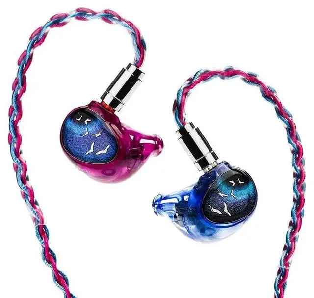 Main image of Kinera Celest Phoenixcall 1DD+2BA+2 Flat Panel Driver IEMs 5 Hybrid Drivers Earphone with 0.78 2pin Plug (Purple Blue 4.4mm)