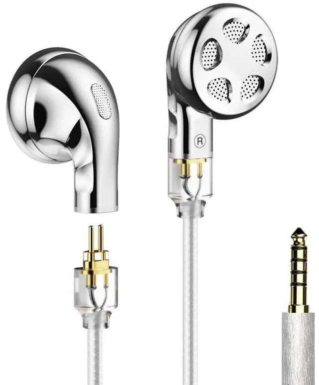 Main image of TRN Seahorse Pro Flagship Replaceable Cable Flat Head Earbuds Dynamic Earphone with 0.78 2 Pin Cable (4.4mm)