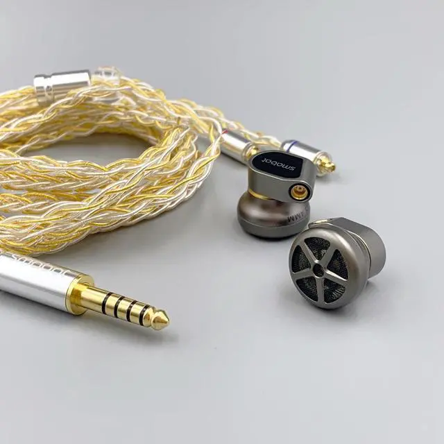 Alt view image 2 of 7 - Smabat M5 PRO Earphone 15.4mm with MMCX Detachable Cable 4.4mm Plug