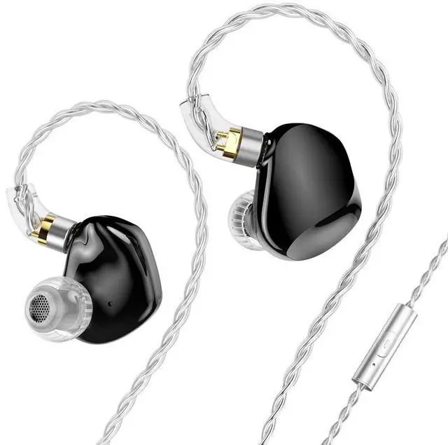Main image of TRN VX PRO+ 1DD+8BA Flagship HiFi Earphones with Detachable Cable (black mic)