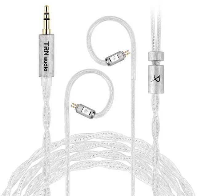 Main image of Fanmusic TRN Ice EEL Silver Plated Monocrystalline Copper Upgrade Cable Detachable Dual Pin Cable (3.5MM)