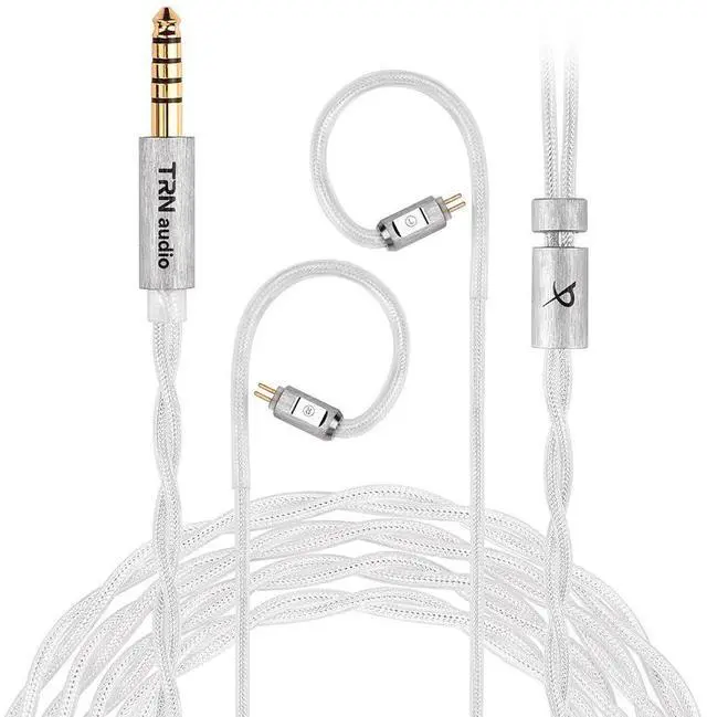 Main image of Fanmusic TRN Ice EEL Silver Plated Monocrystalline Copper Upgrade Cable Detachable Dual Pin Cable (4.4MM)