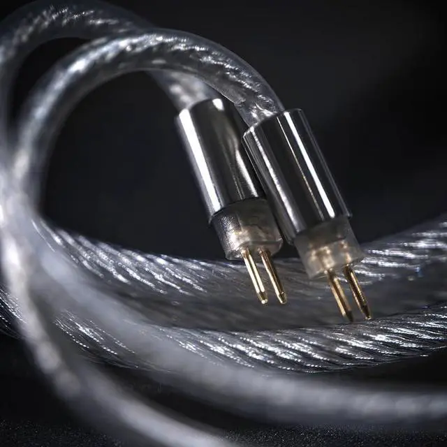 Alt view image 2 of 7 - Tanchjim Cable X Silver Copper Alloy Three Interchangeable Plugs Headphone Upgrade Cable