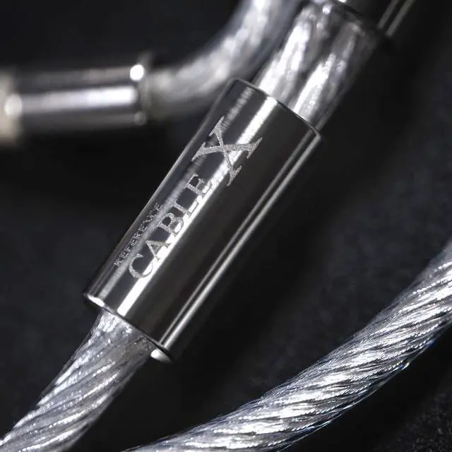 Alt view image 4 of 7 - Tanchjim Cable X Silver Copper Alloy Three Interchangeable Plugs Headphone Upgrade Cable