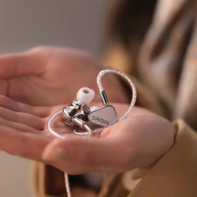 Alt view image 4 of 7 - TANCHJIM Origin in Ear HiFi Earbud DMT5 Dynamic Driver Technology Flagship Single Driver Benchmark, Silver