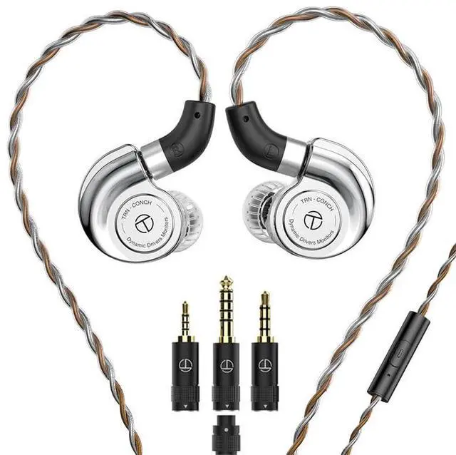 Main image of TRN Conch High Performance Dynamic in Ear Monitors Wired Earphone (with mic)