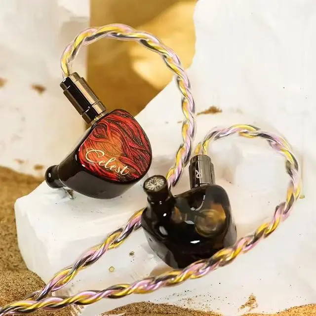 Alt view image 2 of 5 - Fanmusic Kinera Celest Yaksha 2DD+1BA+1MPD Hybrid Drivers in Ear Monitor Earphones (Green)