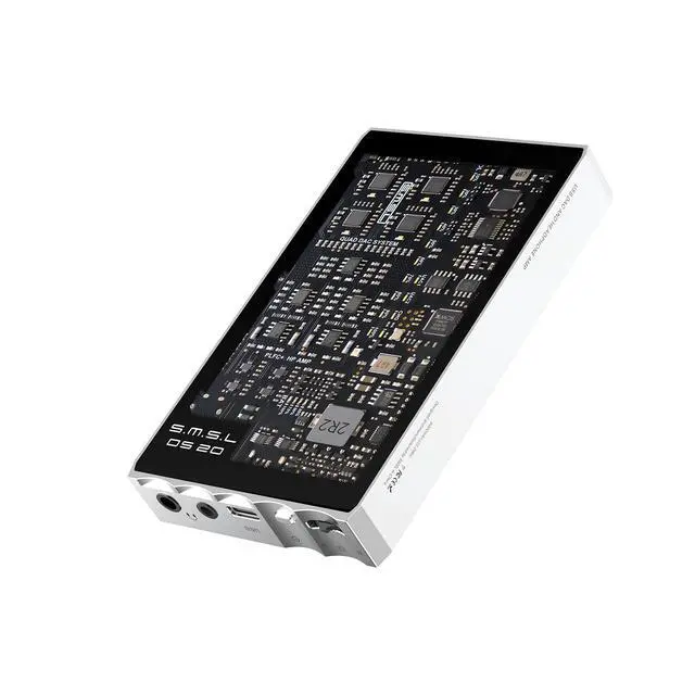 Alt view image 2 of 7 - SMSL DS20 USB DAC Headphone Amplifier MQA CS43131*4 PCM32Bit DSD256 XMOS XU 316 3.5mm&4.4mm Portable Audio Decoder