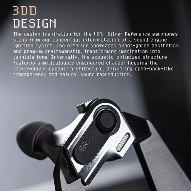Alt view image 6 of 7 - SR Earphone 3DD Triple Dynamic Driver 4.4mm Balanced in Ear Monitors