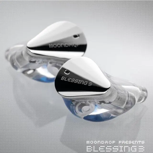 Alt view image 3 of 7 - Moondrop Blessing3 in Ear Earphones 2DD+4BA Hybrid Triple Range Frequency Division in Ear Monitors 0.78 2pin IEM Earbuds