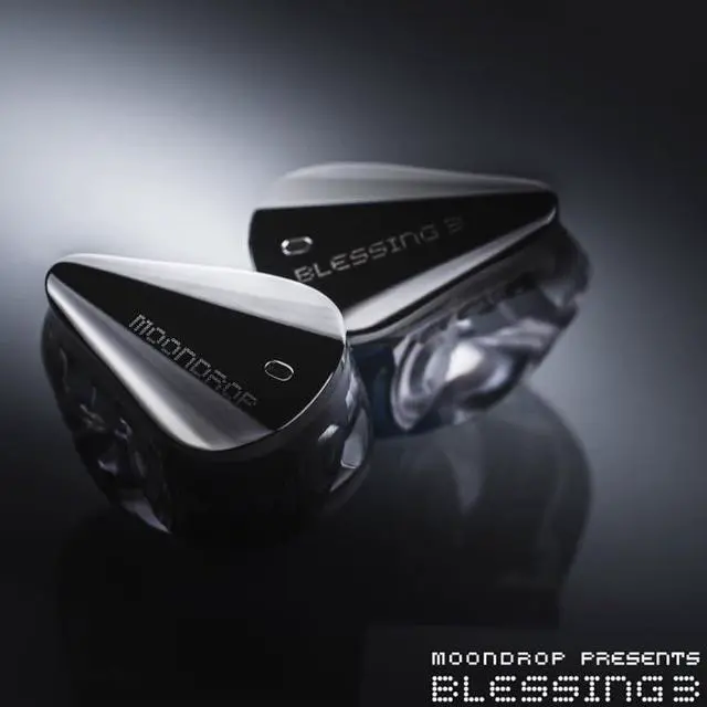 Alt view image 4 of 7 - Moondrop Blessing3 in Ear Earphones 2DD+4BA Hybrid Triple Range Frequency Division in Ear Monitors 0.78 2pin IEM Earbuds