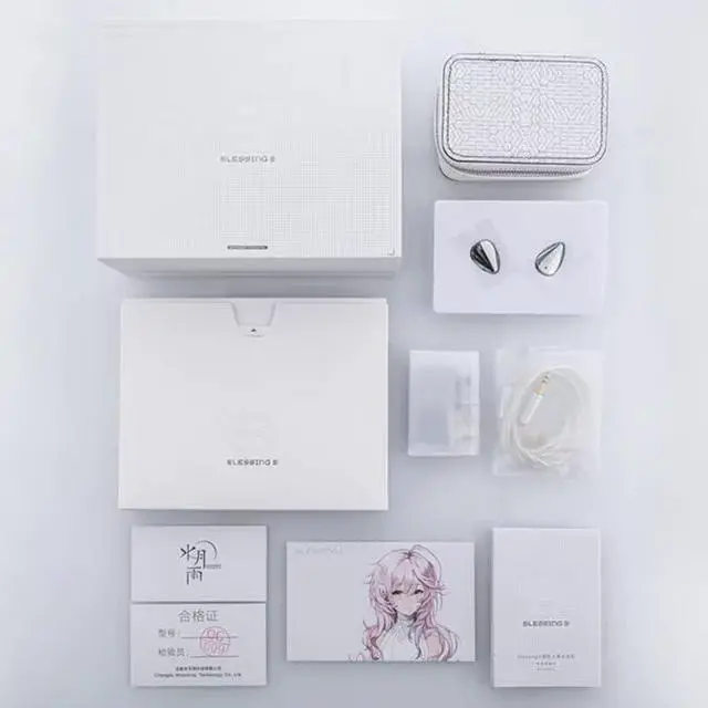 Alt view image 6 of 7 - Moondrop Blessing3 in Ear Earphones 2DD+4BA Hybrid Triple Range Frequency Division in Ear Monitors 0.78 2pin IEM Earbuds