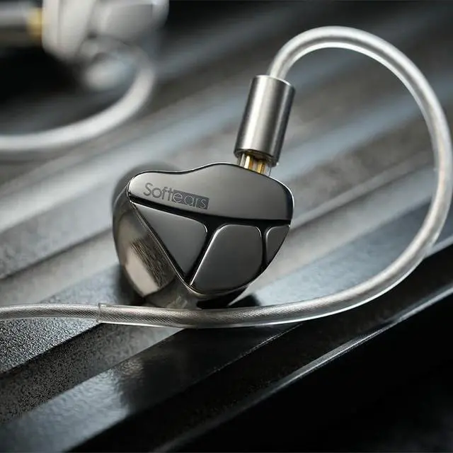 Alt view image 3 of 6 - Fanmusic Softears Karma 1DD+2BC+4BA+2EST+1MEMS Earphones with Detachable Cable 4.4mm Plug