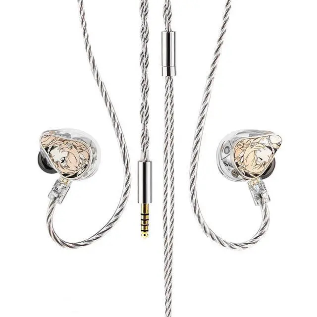 Alt view image 2 of 7 - Moondrop Psyche Reference IEM Two Dynamic+Four Balanced Armatures+Four Planar Drivers in Ear HlFl Headphones 4.4Balanced Earphone