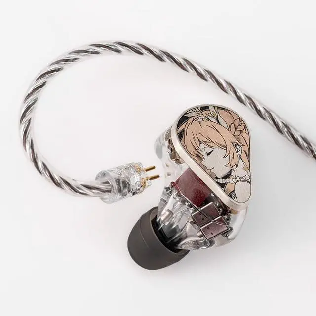 Alt view image 4 of 7 - Moondrop Psyche Reference IEM Two Dynamic+Four Balanced Armatures+Four Planar Drivers in Ear HlFl Headphones 4.4Balanced Earphone