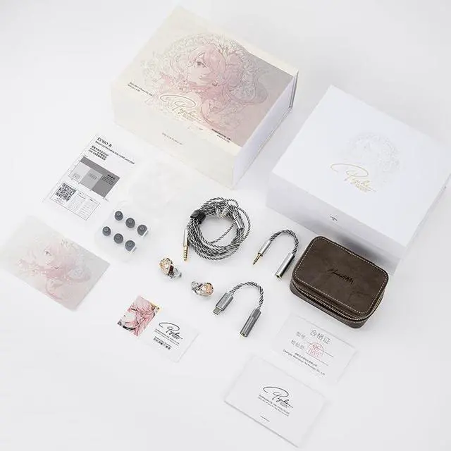 Alt view image 5 of 7 - Moondrop Psyche Reference IEM Two Dynamic+Four Balanced Armatures+Four Planar Drivers in Ear HlFl Headphones 4.4Balanced Earphone