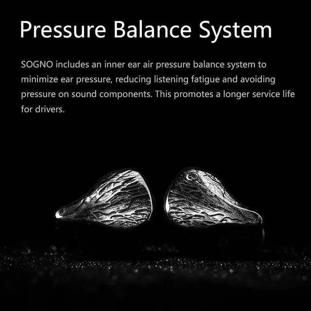 Alt view image 4 of 7 - IOAUDIO SOGNO 2DD 6BA Hybrid in Ear Monitor Headphones with Multi Plug Cable 4.4mm/2.5mm/3.5mm