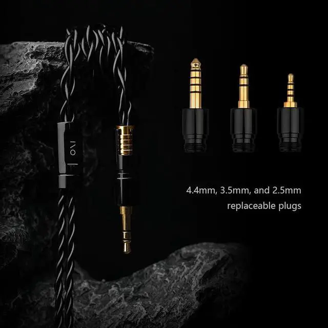 Alt view image 6 of 7 - IOAUDIO SOGNO 2DD 6BA Hybrid in Ear Monitor Headphones with Multi Plug Cable 4.4mm/2.5mm/3.5mm