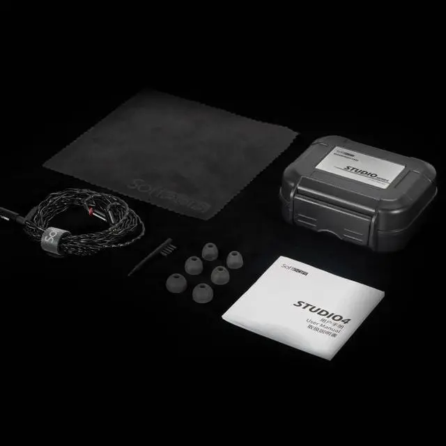 Alt view image 3 of 7 - Softears Studio4 4BA HiFi Earphone Studio Series Professional in Ear Monitor Wired Earbuds with 0.78mm 2Pin Cable
