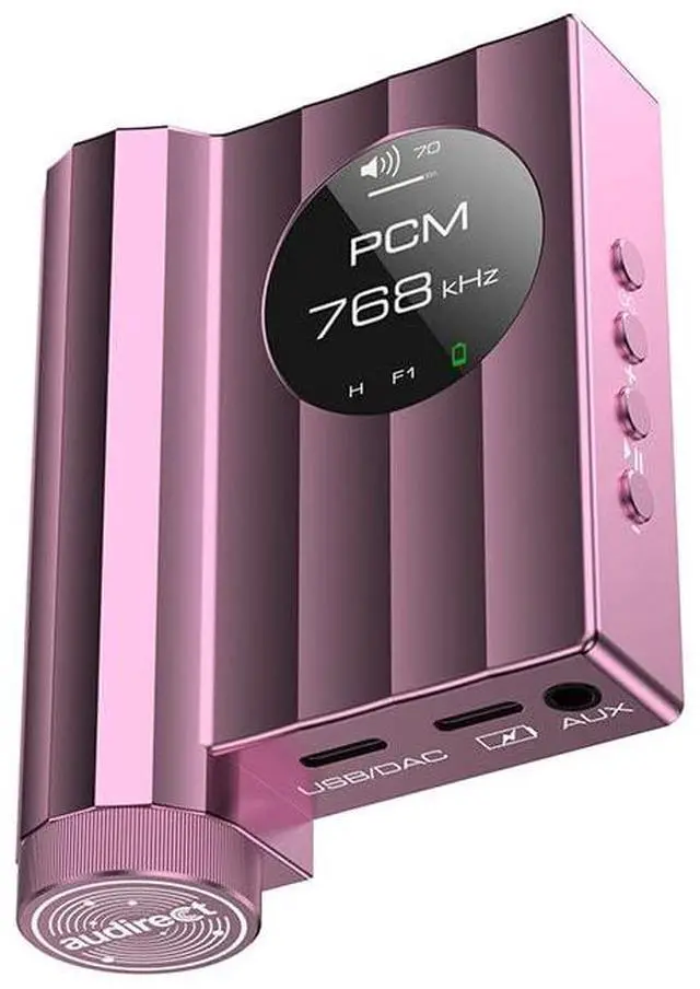 Main image of AUDIRECT Team1 MegaSafe Version Headphone Amplifier LME49860 DAC/AMP Decoder 3.5mm 4.4mm (Pink)