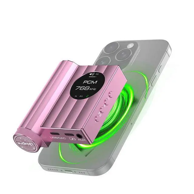 Alt view image 4 of 7 - AUDIRECT Team1 MegaSafe Version Headphone Amplifier LME49860 DAC/AMP Decoder 3.5mm 4.4mm (Pink)