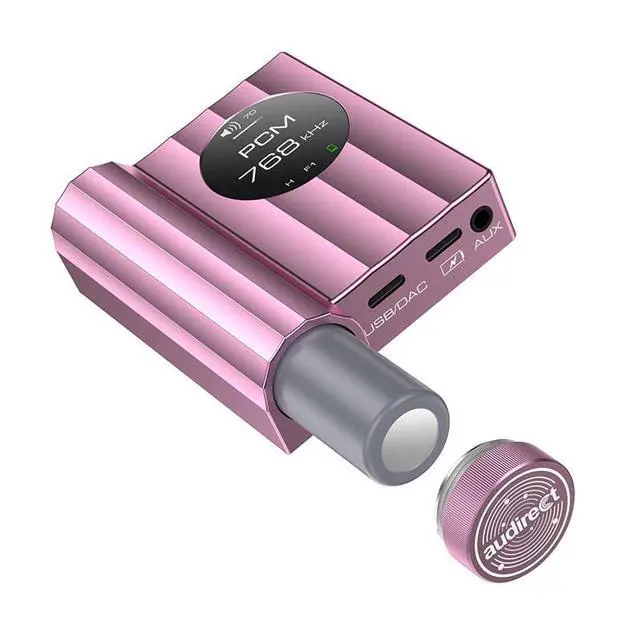 Alt view image 3 of 7 - AUDIRECT Team1 MegaSafe Version Headphone Amplifier LME49860 DAC/AMP Decoder 3.5mm 4.4mm (Pink)