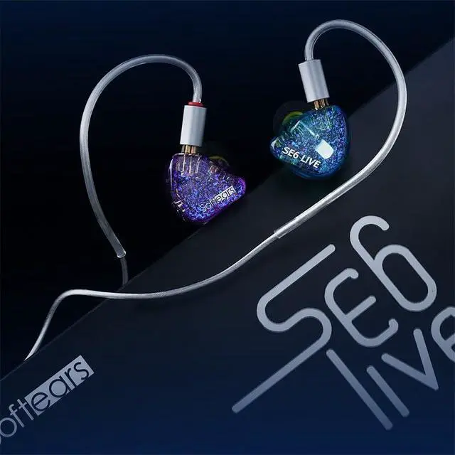 Alt view image 6 of 6 - Fanmusic Softears SE6 Live Earphone Golden Acoustic Driver Combination 6 Finely Tuned Units with 3.5mm Plug 0.78mm 2Pin Cable