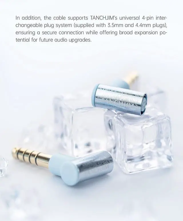 Alt view image 7 of 7 - TANCHJIM SODA 1DD+4BA+2Passive in Ear Headphone with Interchangeable Plug 3.5mm/4.4mm