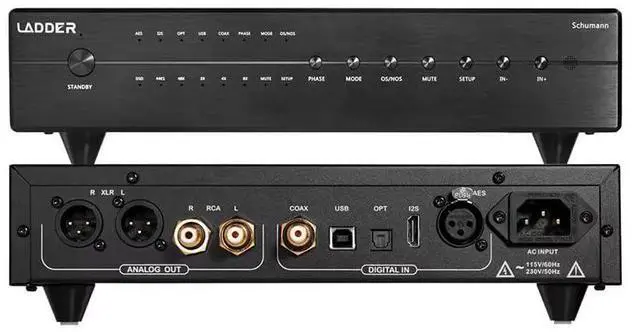 Main image of Ladder Schumann DAC HiFi USB DSP Coaxial Opt AES Resolution Audio Decoder