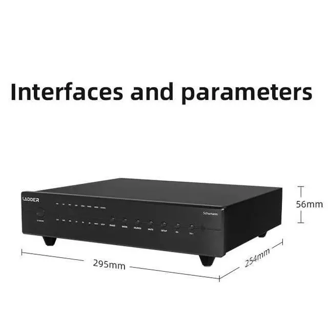 Alt view image 5 of 6 - Ladder Schumann DAC HiFi USB DSP Coaxial Opt AES Resolution Audio Decoder