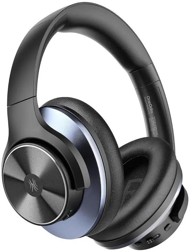 Main image of Focus A10 Hybrid Active Noise Cancelling Headphones, Wireless Over Ear Headphones with 62H Playtime, Fast Charging, Hi Res Audio, Clear Calls, Bluetooth & Wired Mode for Travel Work