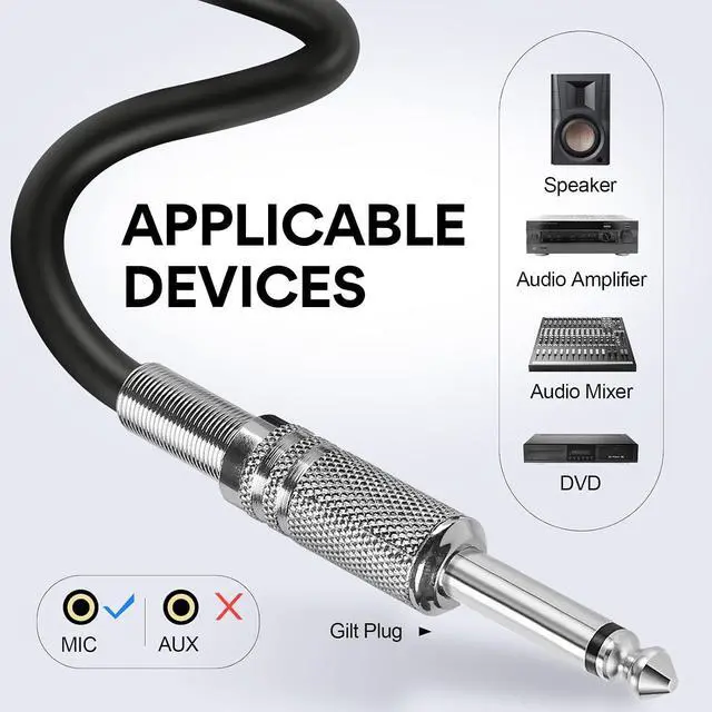 Alt view image 5 of 7 - ON55 Wired Microphone for Singing Mic Clips, Metal Female, ON/Off Switch, 16.4ft XLR Cable Condenser Dynamic Mic for Karaoke Machine, AMP, Speaker, Parties