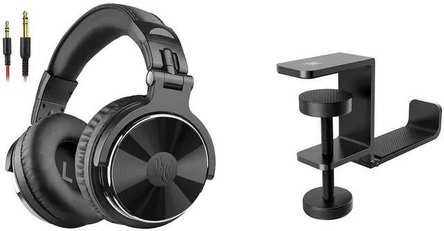 Main image of Pro10 Wired Over Ear Headphones & MTL99 Foldable Headphone Stand