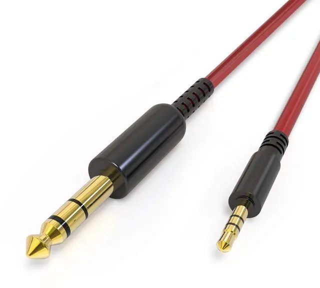 Alt view image 4 of 7 - Over Ear Headphone, Wired Bass Headsets with 50mm Driver, Foldable Lightweight Headphones and Additional 6.3mm 1/4 to 3.5mm 1/8inch 9.8ft Cable
