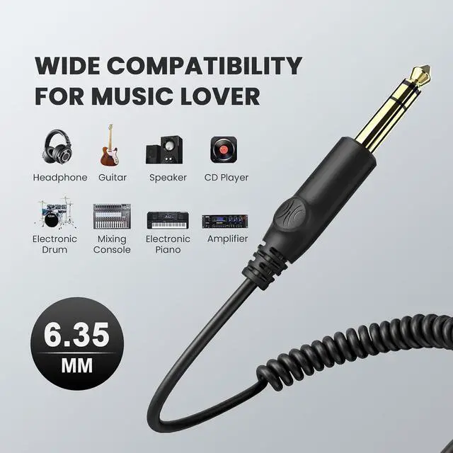 Alt view image 4 of 7 - 6.35mm to 3.5mm Cable Monitor 60 Headphone