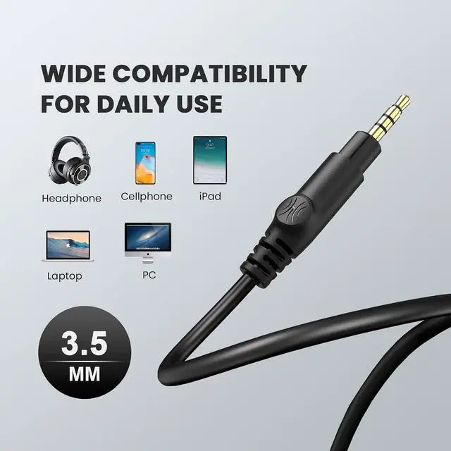 Alt view image 5 of 7 - 6.35mm to 3.5mm Cable Monitor 60 Headphone