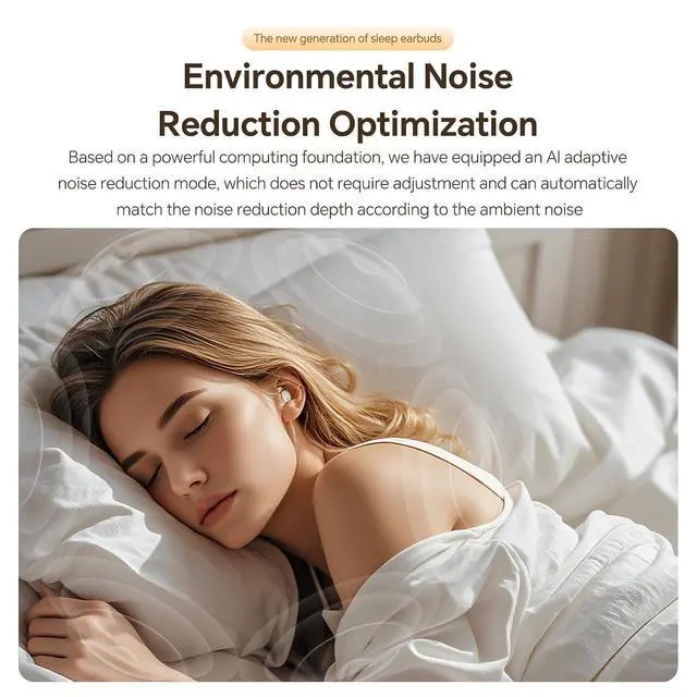 Alt view image 3 of 7 - Mini Invisible Sleep Earbuds for Side Sleepers, Wireless Bluetooth Sleeping Ear Buds Headphones Small Tiny Micro Noise Cancelling Earbuds for Small Ears Canals Women, Sleep Earphones