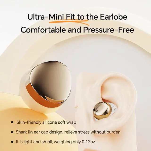 Alt view image 5 of 7 - Mini Invisible Sleep Earbuds for Side Sleepers, Wireless Bluetooth Sleeping Ear Buds Headphones Small Tiny Micro Noise Cancelling Earbuds for Small Ears Canals Women, Sleep Earphones