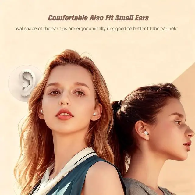 Alt view image 3 of 6 - Invisible Bluetooth Smallest Discreet Earbuds Tiny Small Ears Wireless Bluetooth Mini Small Invisible Earbuds Hidden for Work Sleep Side Sleepers Ear Buds