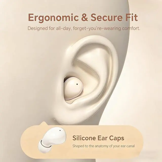 Alt view image 4 of 7 - Mini Invisible Earbuds Wireless Bluetooth Blue Tooth Ear Buds for iPhones Android Small Ears Canal Discreet Hidden Tiny Smallest Micro Comfortable Earbuds Low Profile Sleep Headphones for Work