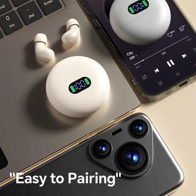 Alt view image 6 of 7 - Mini Invisible Earbuds Wireless Bluetooth Blue Tooth Ear Buds for iPhones Android Small Ears Canal Discreet Hidden Tiny Smallest Micro Comfortable Earbuds Low Profile Sleep Headphones for Work
