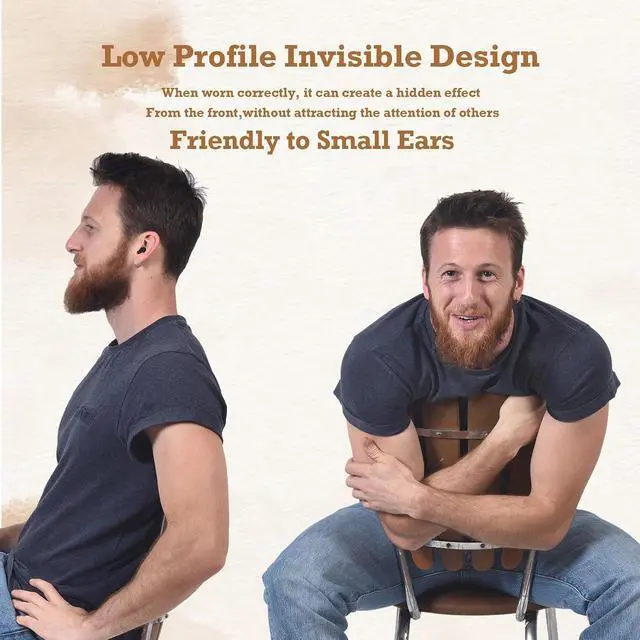 Alt view image 2 of 7 - Mini Invisible Small Bluetooth Earbuds Sleeping for Small Ears Low Profile Tiny Hidden Discreet Smallest Earbuds for Work Sleep Ear Buds Invisible Headphones Buds