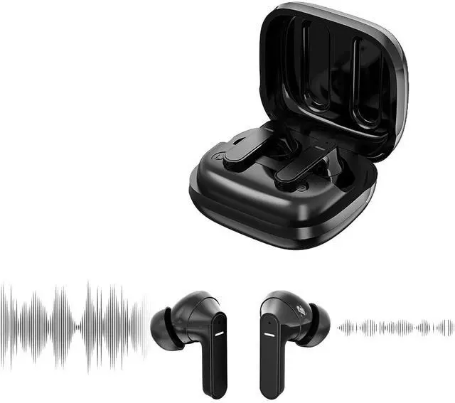 Main image of Black Sleeping Active Noise Canceling Earbuds Earphones Wireless Bluetooth Active Noise Cancelling Earbuds for Sleep Noise Reduction Ear Buds Sleeping Noise Cancellation Bluetooth Headphones