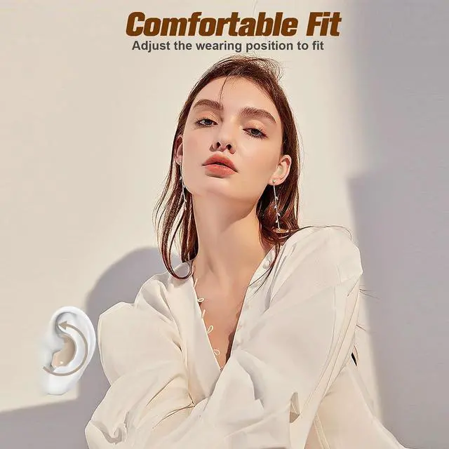Alt view image 5 of 6 - Extra Small Mini Invisible Flat Sleep Earbuds Wireless Bluetooth Small Invisible Flat Ear Buds Smallest Headphones Micro Tiny Discreet Hidden Sleeping Earbuds for Work Side Sleeper
