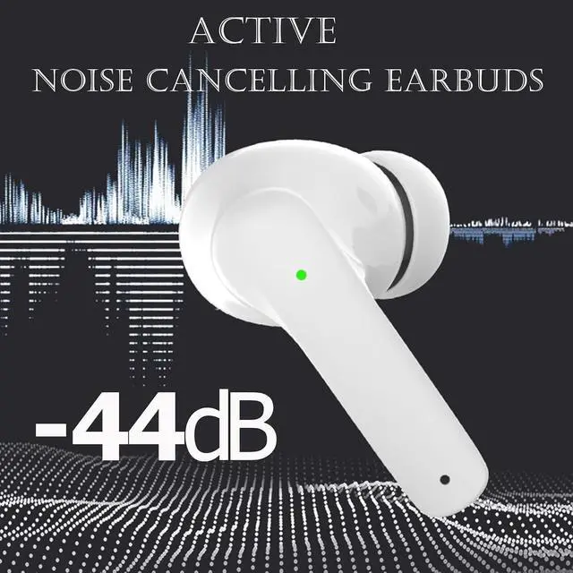Alt view image 3 of 7 - Pink Active Noise Canceling Earbuds Wireless Bluetooth Sleeping Noise Cancelling Earbuds Earphones For Sleep Noise Reduction Ear Buds Sleeping Noise Cancellation Bluetooth Headphones Noise Canceling