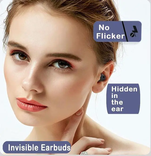 Alt view image 2 of 6 - Sleeping Hidden Sleep Earbuds for Side Sleepers Tiny Smallest Invisible Earbuds Wireless Bluetooth Discreet for Work Invisible Hidden Headphones Work Mini Small